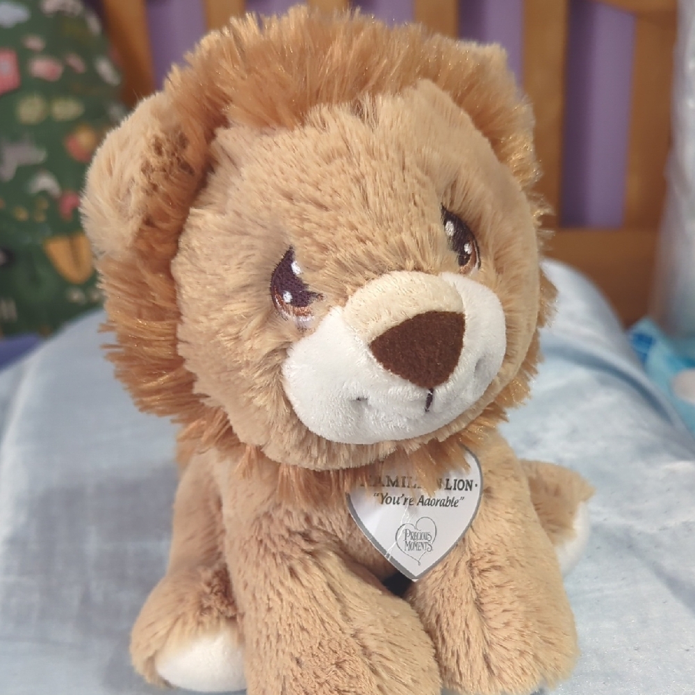 Precious Moments Hamilton Lion Plush - Tan